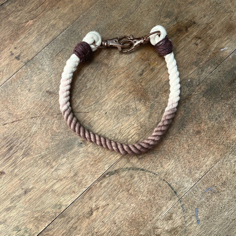 Cute Little Ombré Rope Collar for Dog or Cat
